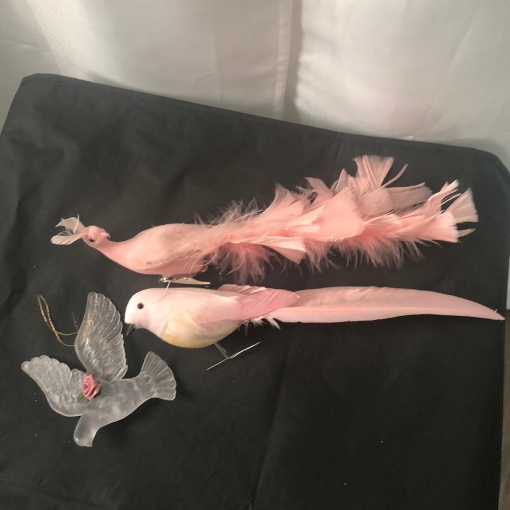 Vintage Christmas ornaments.